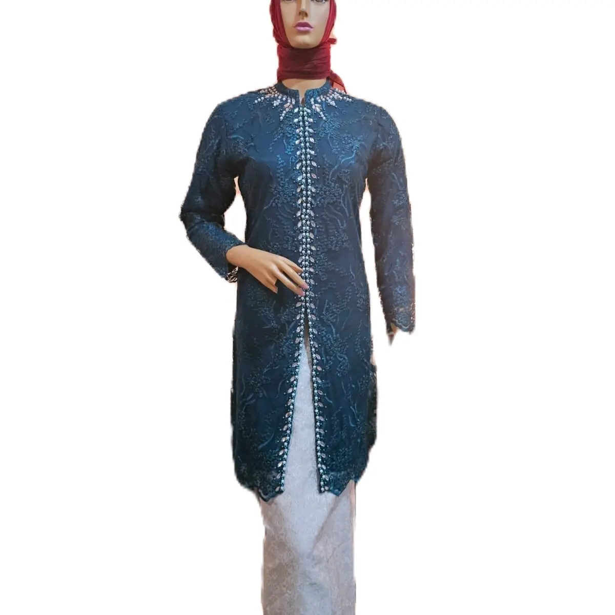 Set kebaya tille sabira /kebaya payet wanita/kebaya lamaran/kebaya seragaman