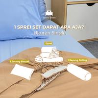 Gambar Adizas Store - Sprei 120x200 Single Minimalis Dluxe 30 cm - Signature White dari Adizas Store Kota Cimahi 5 Tokopedia