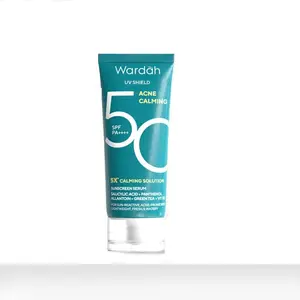 Wardah UV Shield Acne Calming Sunscreen SPF 50 PA++++ 40 Ml | 25 Ml | 100 Ml