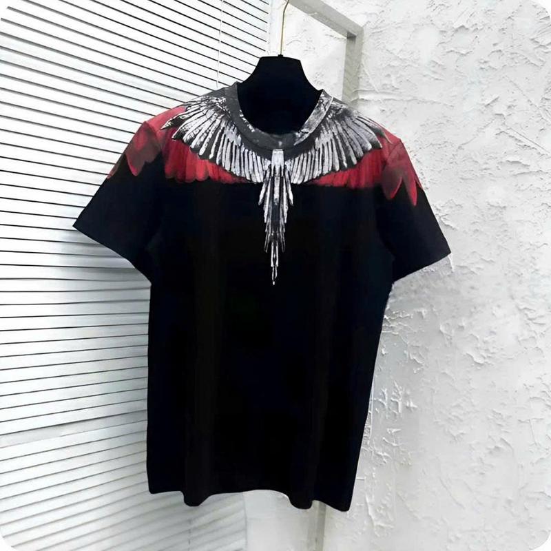 Áo Phông Nam Nữ In Hinh Cánh Chim Đại Bàng Form Rộng Vải Poly Thoáng Mát Boy Phố