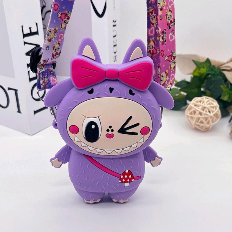 Tas Slempang Anak 3D Labubu Koin Mini 6