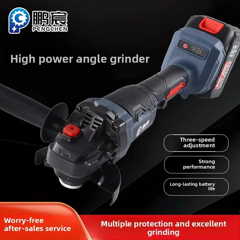 21VMakita style Cordless Brushless Angle Grinder Multi-functional Handheld Polishing Sanding High-speed Cutting Grinding Machine