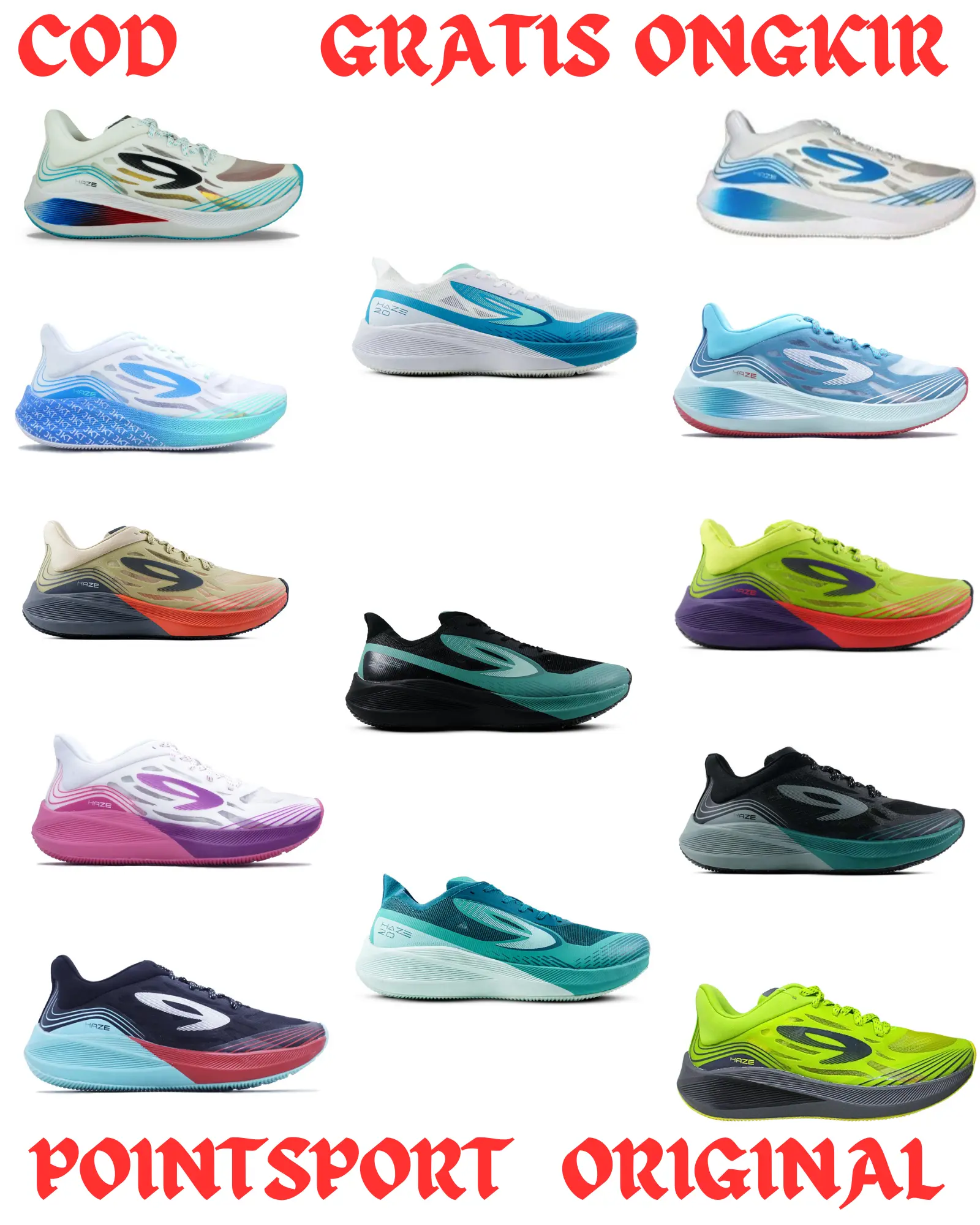 SEPATU LARI 910 HAZE VISON 1.0 ORIGINAL SEPATU RUNNING OUTDOOR