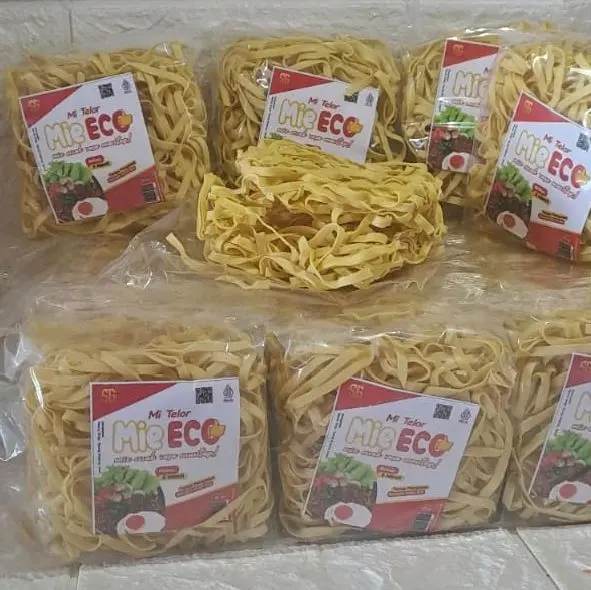 Mi Telor Mie Eco 1680 gr - Makanan Instan Goreng Ayam Pedas - Food, Noodles Bawang 3
