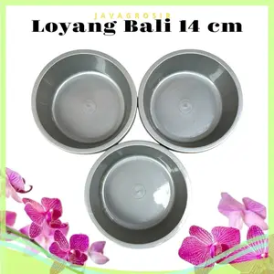 PAKET HEMAT 4 LUSIN 48 PCS BASKOM SILVER 14 CM TEMPAT BOKOR SODAN PLASTIK MURAH