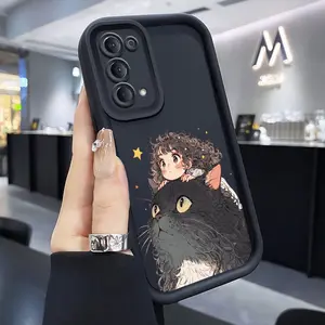 Casing Hp Untuk OPPO Reno 4 4G Reno4 Reno 4 5G Case Hp Pola Gadis Anime Kasing Anti guncangan Softcase Casing Ponsel Cesing Silikon lembut Kesing pelindung