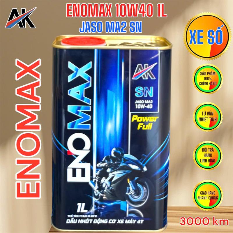  DẦU NHỚT AK LUBE ENOMAX 10W40 MA2 SN – 1L 