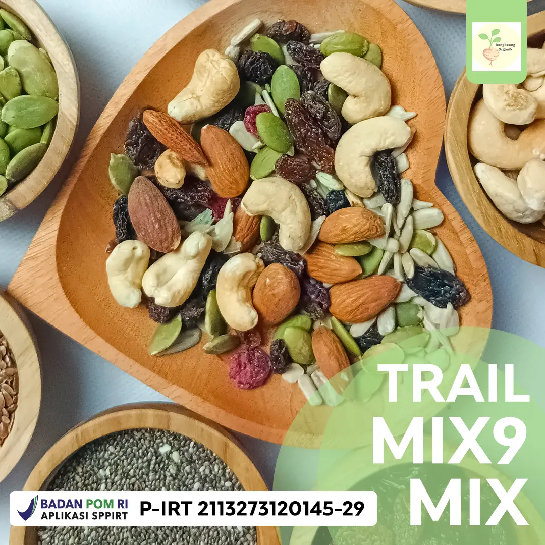 SUPER TRAIL MIX 250GR - Almond Cranberry Cashew Sunflower Seed Raisin Chia Seed Pumpkin Seed Flaxseed Sesame Seed Camilan Kacang