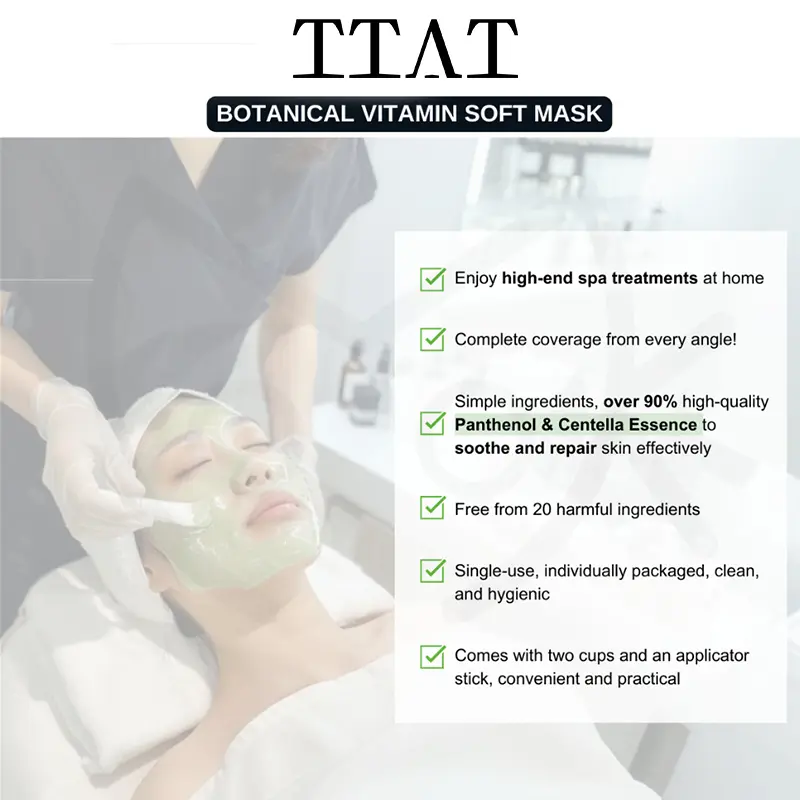 【BPOM】TTAT Masker Wajah Centella Panthenol Modeling Pack 25g untuk Perawatan Wajah - Facial Extract Aging 2