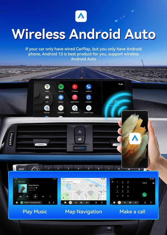 Product Introduction of CarlinKit CarPlay Ai Box PLUS Android 13 8G+128G Wireless Android Auto CarPlay Adapter Qualcomm 6125 8-cores 4G LTE 29