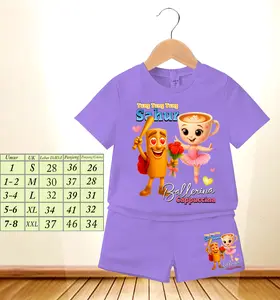 Setelan Anak Perempuan Dan Motif Tungtung Flower Ballerina