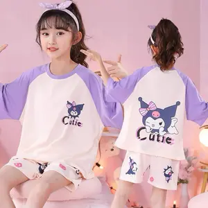 setelan piyama baju anak cewek murah bahan adem motif lucu unik cantik size S-3XL