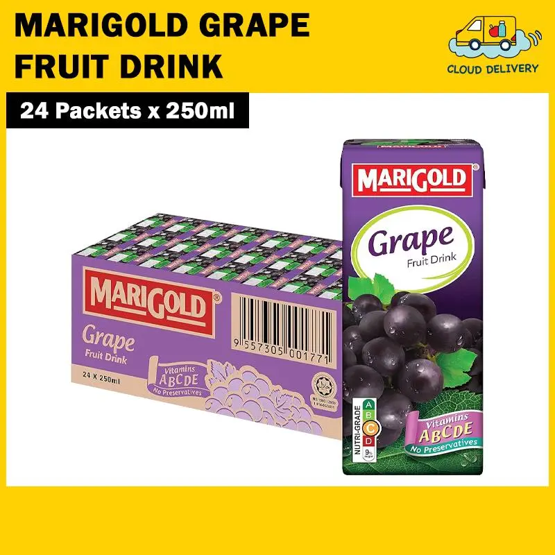 Marigold Fruit Drink (24 x 250ml) - Grape