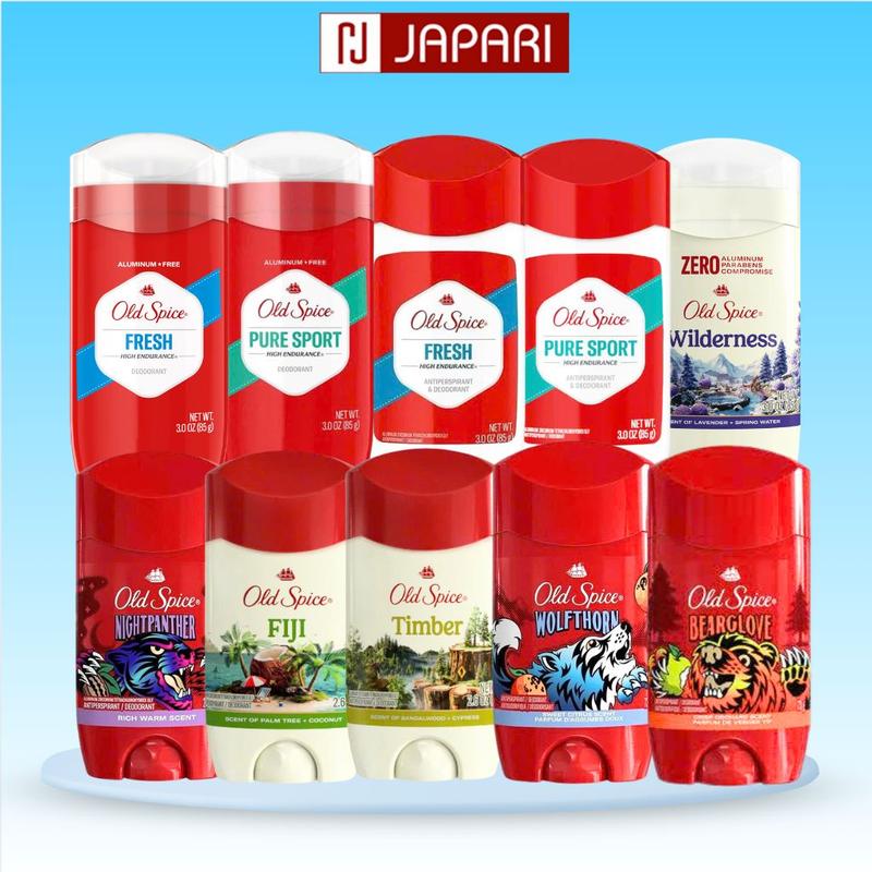 Sáp Lăn Khử Mùi Old Spice 73g 85g Nhiều Mùi Hương Dành Cho Nam Nữ - Japari