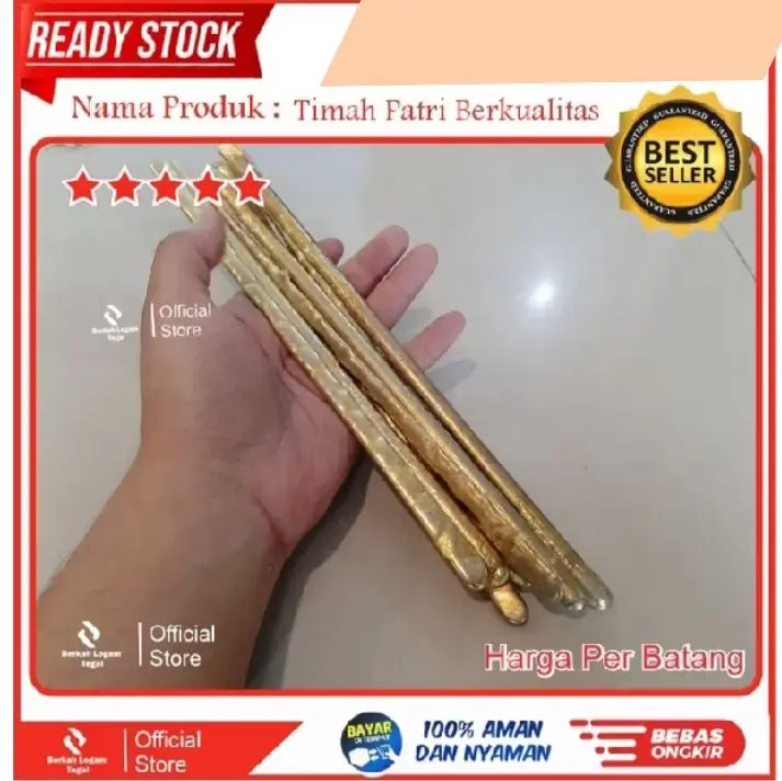 Timah Patri Kuningan Super No 2 Batangan 1  pcs 3
