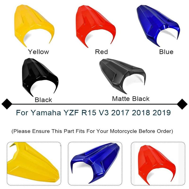 Ultrasupplier-bọc ghế sau, bọc hành khách Pillion Cowl cho Yamaha , YZF-R15, V3 1
