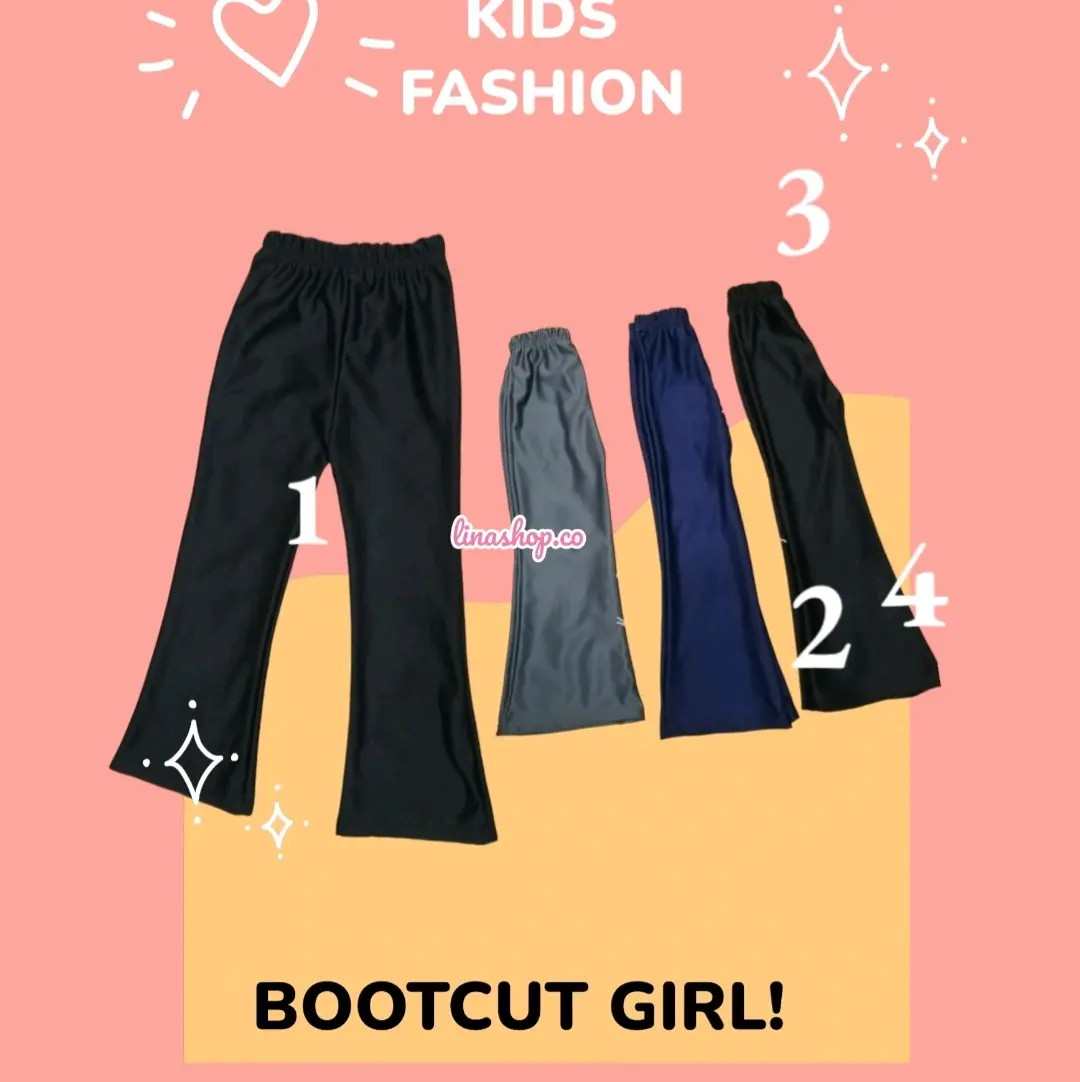 SELUAR BOOTCUT BUDAK PEREMPUAN