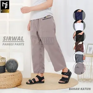 Celana Panjang Pangsi Dewasa Sirwal Umroh Sholat Celana Komprang Size M L XL XXL XXXL 4XL 5XL Jumbo Nyaman