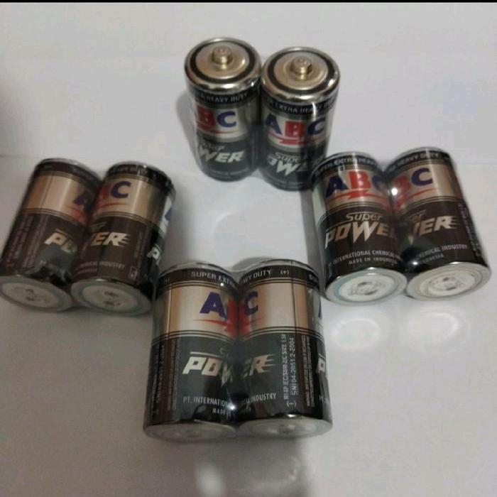 Jual Baterai ABC size C R14 Super Power type C ( isi 2 pcs ) - Kota ...