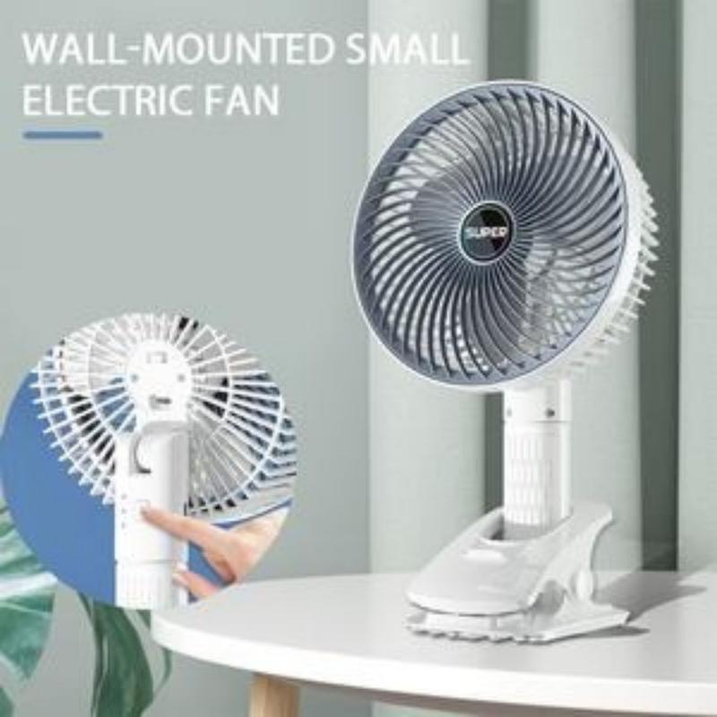 Product Introduction of [Bigger size 7 inches] In stock Kipas Mini Portable Fan Table Fan Desktop Fan Handheld fan Clip fan Hanging fan Rechargeable Strong Wind 350° adjustable 3 mode Super enhanced wind speed Super enhanced battery life Usb Power Mobile kuromi smallfan 10