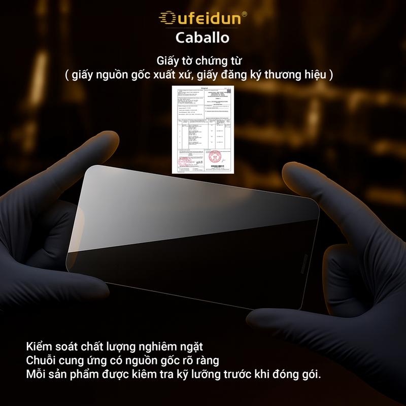 Kính cường lực chống nhìn trộm Oufeidun - chống nhìn trộm 180 độ, 2 chiều, bảo vệ màn hình riêng tư tối ưu