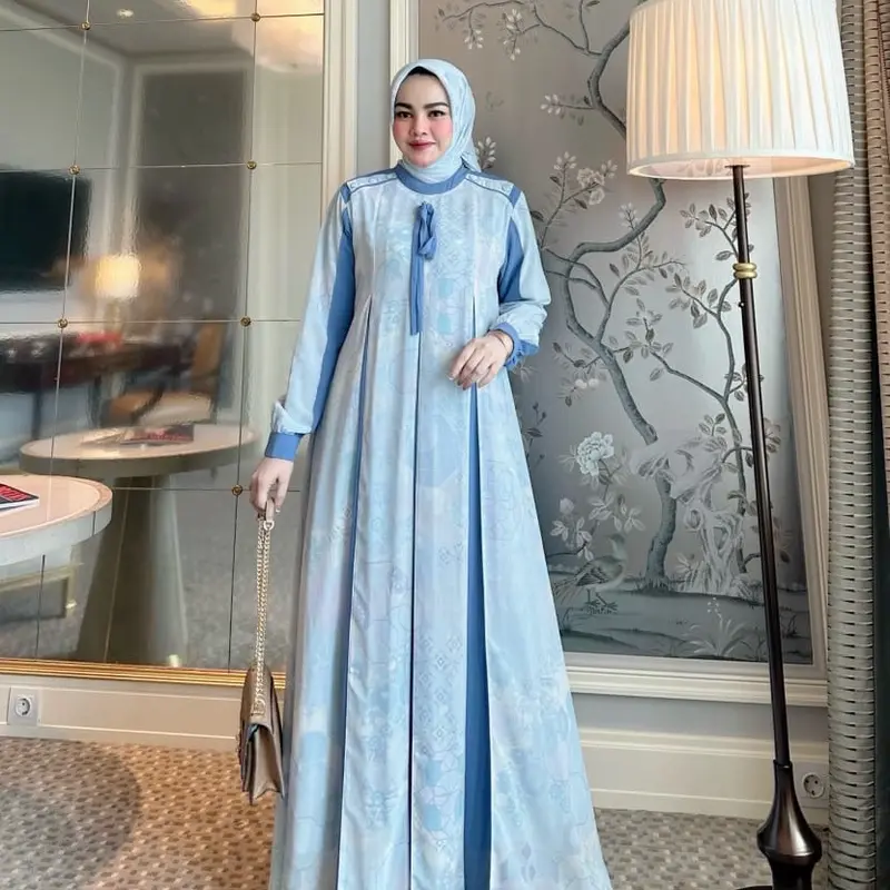 GAMIS CERUTY PREMIUM SUDAH DAPAT HIJAB BY restu  TABRIIZ 1