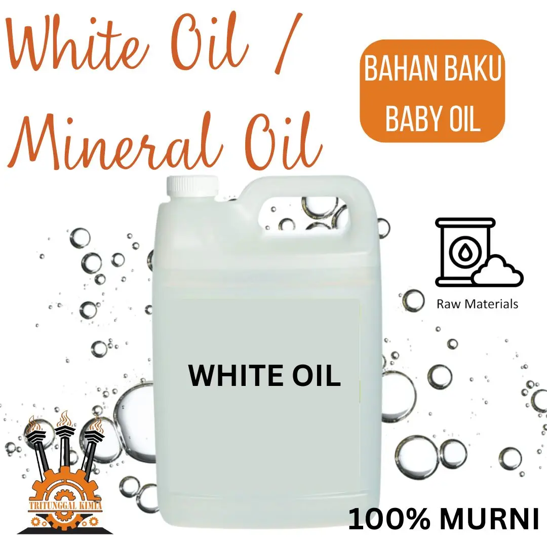 Bahan Baku Baby Oil White Oil 500ml / Mineral Oil 500ml Melembabkan Kulit