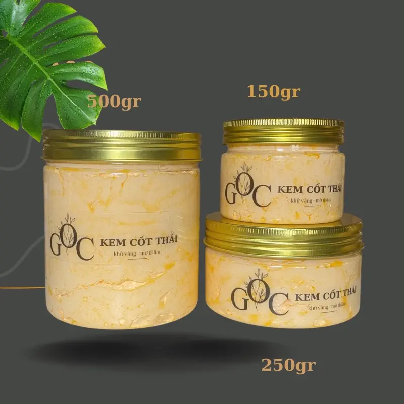 500GR KEM CỐT THÁI (dành cho da thâm, ngâm đen- da vàng). 2