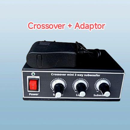 Crossover aktif 3 way, pemisah nada Sub, Low, dan Midhigh 3