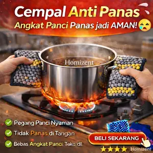 Cempal Anyam Anti Panas HOMIZENT – Alas & Pegangan Panci Panas Tebal Tidak Panas di Tangan, Aman Pegang Panci Wajan Teko Rice Cooker Magic Com, Tatakan Panas Dapur Serbaguna Anyaman Kuat Tidak Licin, Cocok untuk Ibu Rumah Tangga, Anak Kos, Warung & UMKM