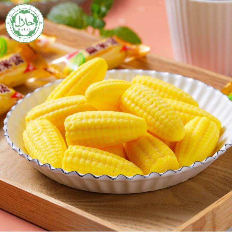 [HALAL]Candy Corn 500g Permen Lunak rasa Jagung ( Candy Corn ) Permen Jelly Rasa Jagung Bag Sweet 6