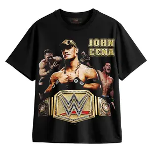 ORI JOHN CENA SMACKDOWN KAOS OLAHRAGA TSHIRT OVERSIZE UNISEX HITAM - TFLIKS