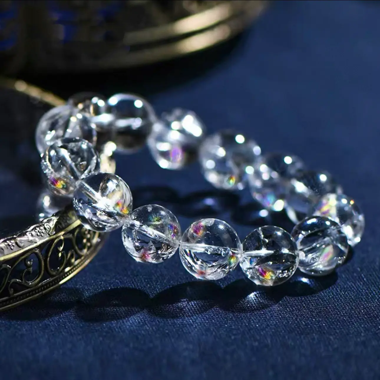 Pure natural Uruguayan amethyst bracelet men's and women's bracelet collection level raw stone ice seed fortune transshipment nine purple fire