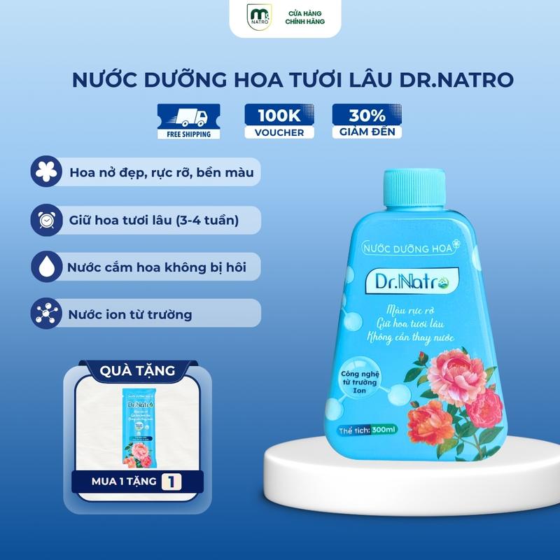   1 chai  Nước dưỡng hoa Dr.natro Cấp nước dưỡng chất cho hoa nước không bị hôi Nước dưỡng hoa Dr Natro 