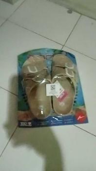 Product Review of Ando Official Sandal Selop Slip On Ratu Wanita Dewasa - Cream from R**i K**a 0
