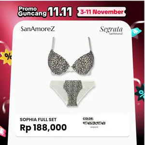 Push Up Bra Wanita Renda Dengan Kawat Set Lingerie Seksi Size 34A-40B SanAmoreZ Sophia Push Up Bra Wanita Renda Dengan Kawat Set Lingerie Seksi Size 34A-40B SanAmoreZ Sophia