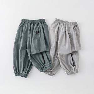 SCBEBE軽量通気UVカットサンシャインパンツ 韓式ミニマルスタイル 速乾素材 3歳〜12歳