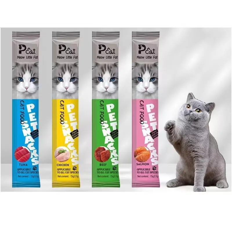[HACIKO PETSHOP]Camilan Kucing Snack Kucing original/Snack Kucing Makanan Kucing Basah Batang Ringan Hewan Peliharaan Cat Bar 15g