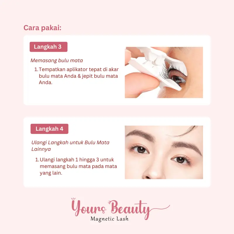 VELVET BOLD Bulu Mata Magnetic Premium [Tanpa Lem] - Yours Beauty Eyelashes Bulumata 2