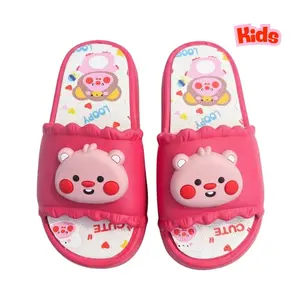 Vivid Sunday - Sandal Anak Perempuan Motif Loopy Kekinian Lucu Sendal Cewek Kartun Trend 2026 Karet