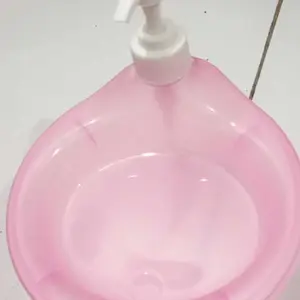 samiaku- Dispenser sabun cair cuci piring + spoon Biru Plastik Aesthetic pump sabur cair serbaguna