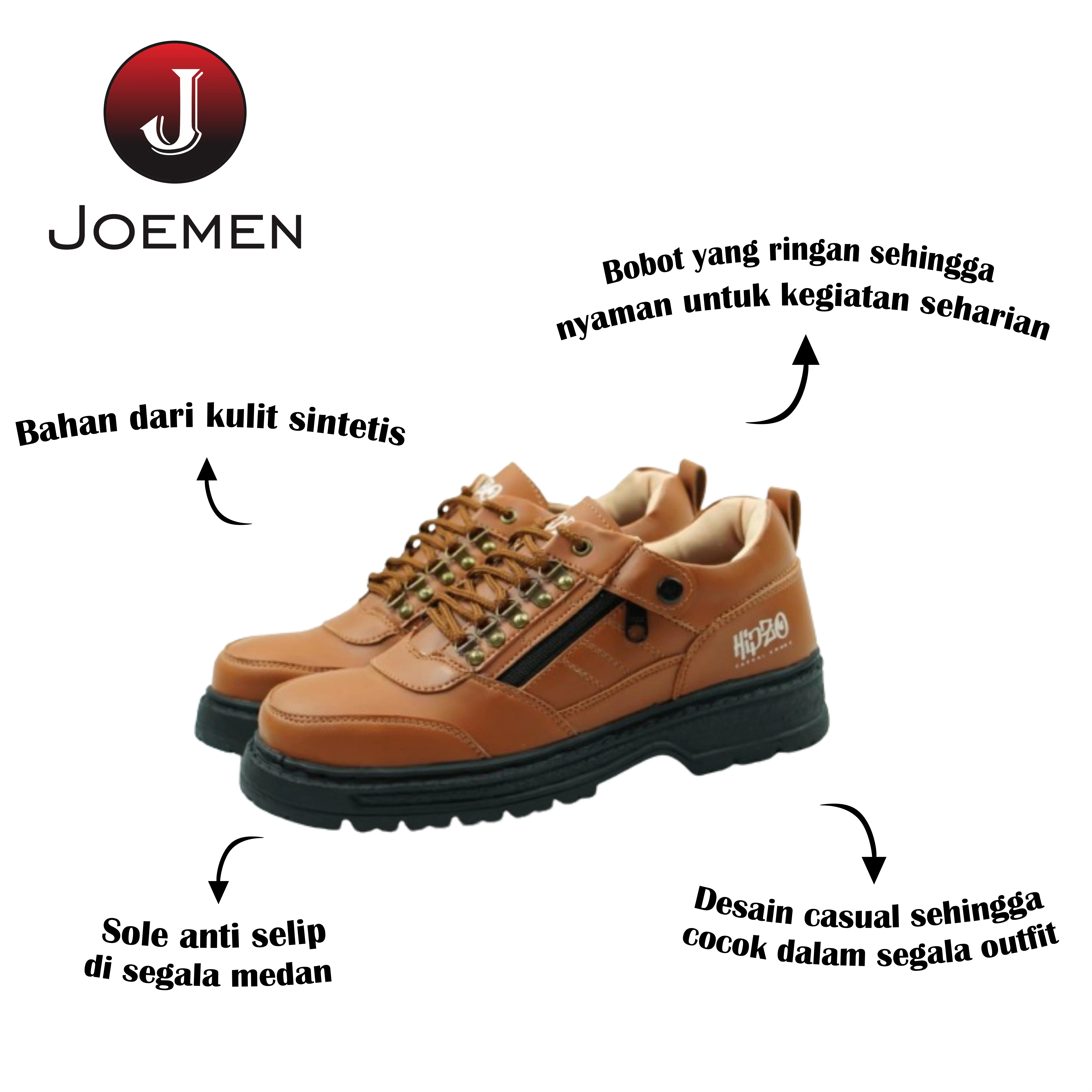 Sepatu Safety Kulit Hiking & Riding M 41 Import Premium Outdoor