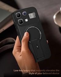 Gambar Case for Infinix Note 60 / Note 60 Pro 5G Softcase CARBON MAGNETIC KICKSTAND Casing Case Hp - MATTE BLACK, INFINIX NOTE 60 dari Drawacc Kota Administrasi Jakarta Barat 2 Tokopedia