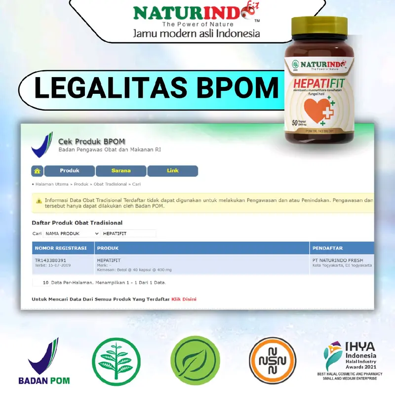 Gatal Alergi Biduran Ruam Kulit Psoriasis Eksim Herbal Naturindo Original Isi 50 Kapsul Busui 3