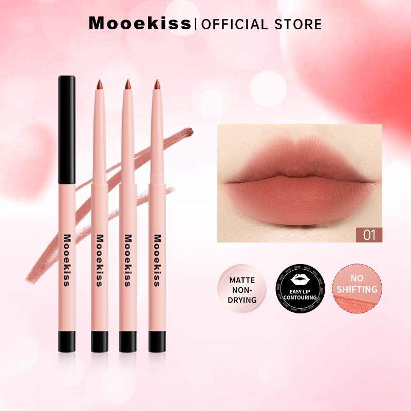Mooekiss bút kẻ môi, không khô môi, định hình đường viền môi không lem, màu nude tự nhiên 250mg*1