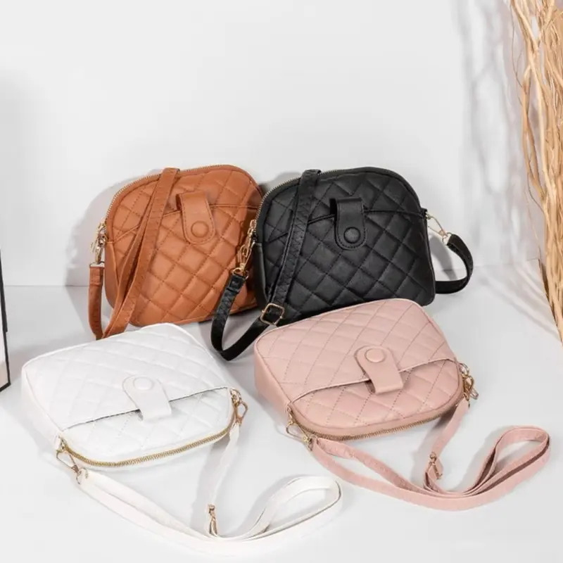 Terbaru Selempang wanita minimalis korean style- Tas perempuan kulit sintetis casual look Slingbag 6