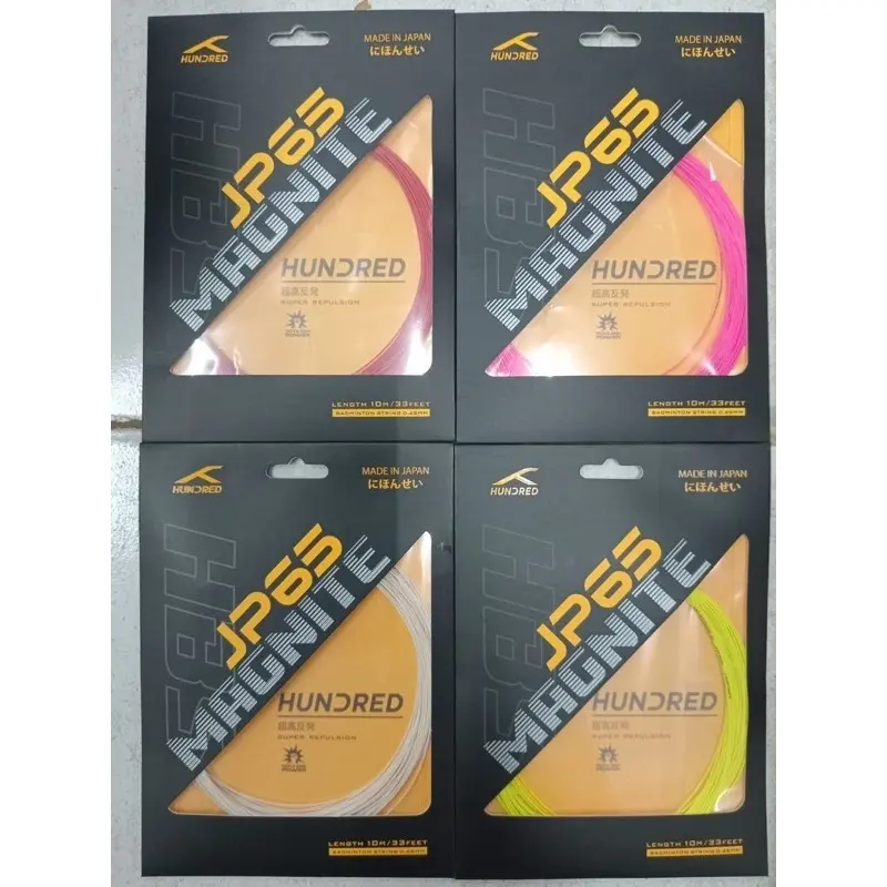 Senar Badminton Hundred MAGNITE JP65 JP58 Made in JAPAN JP63 JP 65 58 MAGNITE HNDRD HDRD Original