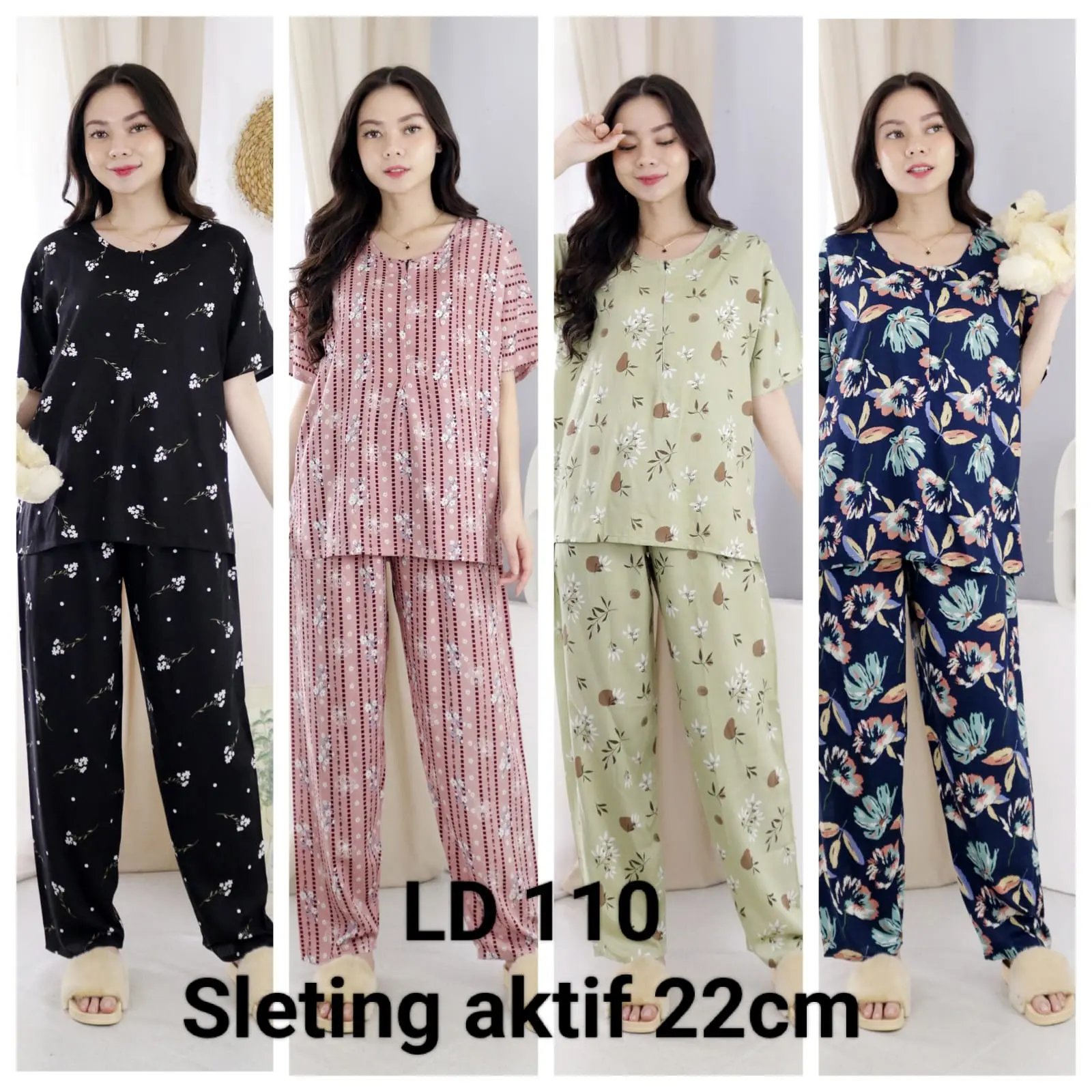 PIYAMA RAYON sleting aktif