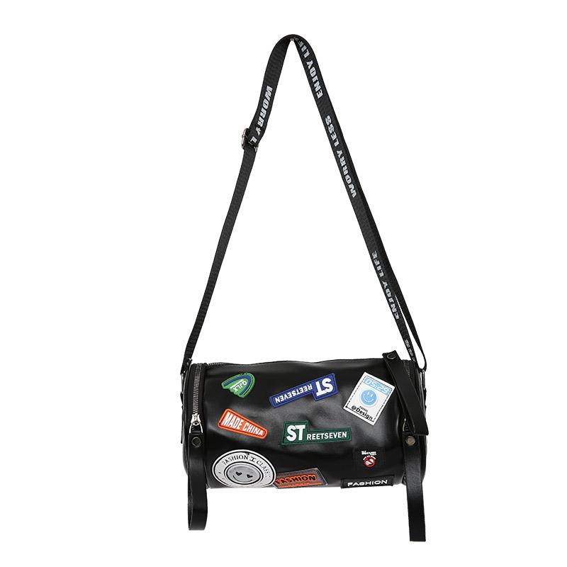 Túi Đeo Chéo Nhỏ Hợp Xu hướng Và Mới, Dành Cho Nam Giới, Phong Cách Nhật Bản, Ba Lô Nam, Thiết Kế Hình Trụ Thích Hợp Cho Bé Trai, Túi Đeo Vai