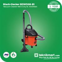 Gambar Black+Decker Vacuum Cleaner Wet & Dry 1000 Watt 8 Liter BDWD08-B1 dari Teknikmart Kota Administrasi Jakarta Barat 3 Tokopedia